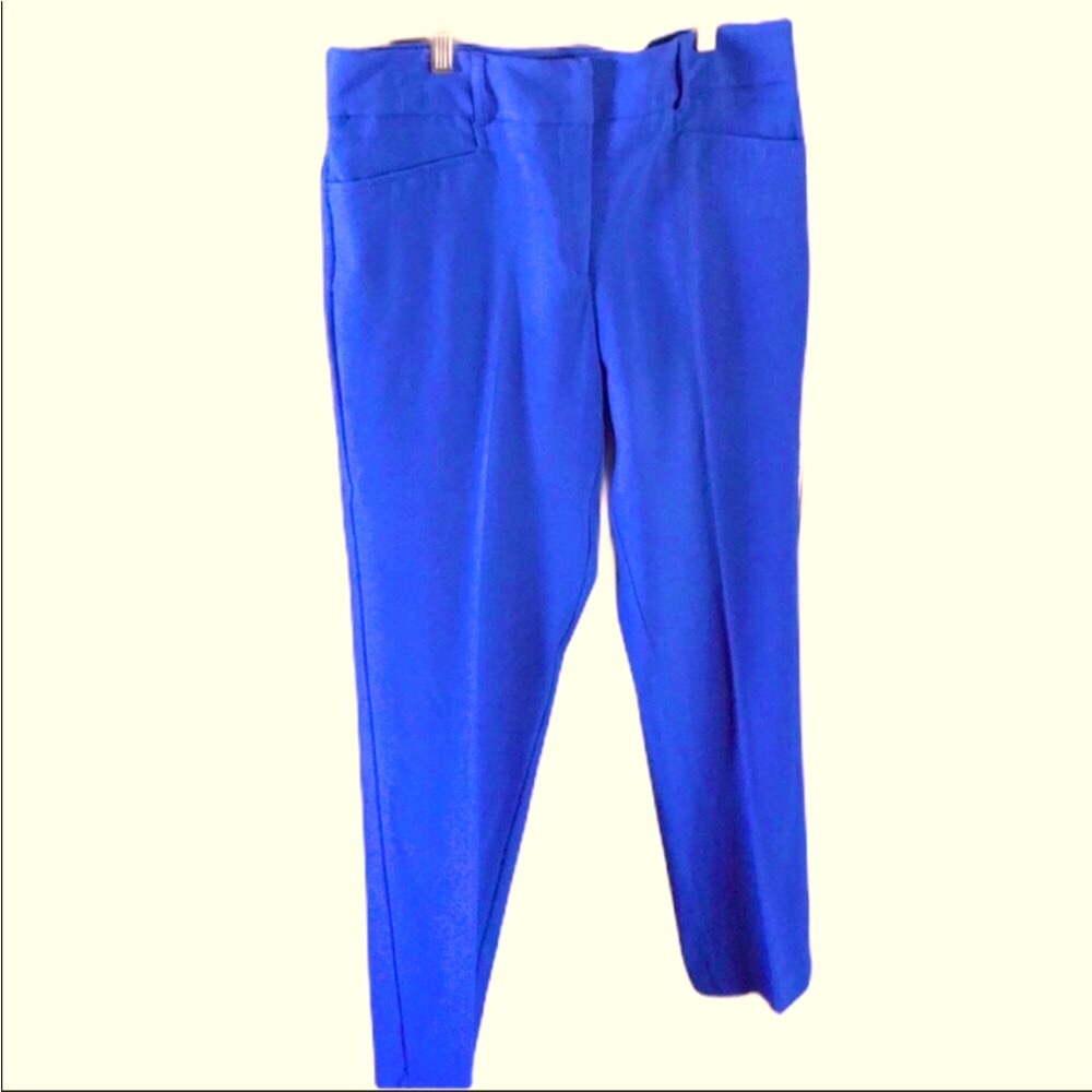 Kim Rogers Size 10 Cobalt Blue dress pants NWT